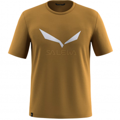 Salewa - Solidlogo Dry M T-Shirt Golden Brown