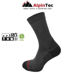 Alpin Pro - Bamboo Trekking Dark Anthracite