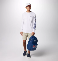 Columbia - Terminal Tackle Ls Shirt White/Nightshade Logo