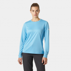 Helly Hansen - W Tech Crew LS 2.0 Aqua