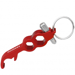 Munkees - Bottle Opener Hextool Red