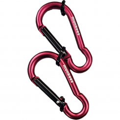 Munkees - Pear Carabiner 60 mm Red (2pcs)