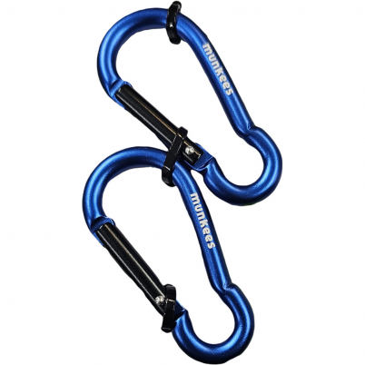 Munkees - Pear Carabiner 60 mm Blue (2pcs)