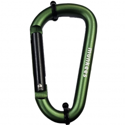 Munkees - Carabiner D-Shape 8x80mm Green