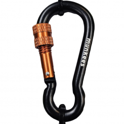 Munkees - Pear Shape Carabiner With Screw Lock 7x7...