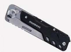 Munkees - Knife And Scissors Black Line