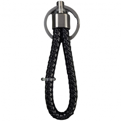 Munkees - Cord Keychain Black