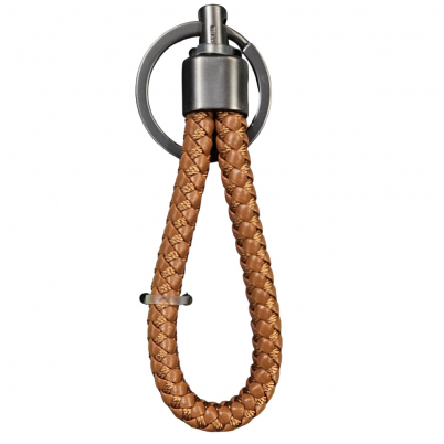 Munkees - Cord Keychain Brown