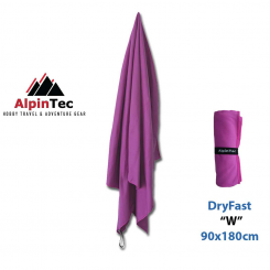 Alpintec - Πετσέτα Dryfast 90x180cm Purple