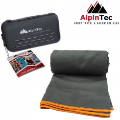AlpinTec - Πετσέτα Dryfast 90x180cm Cool Gray...