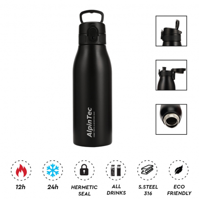 AlpinTec - Θερμος Fellow 2 600ml Black
