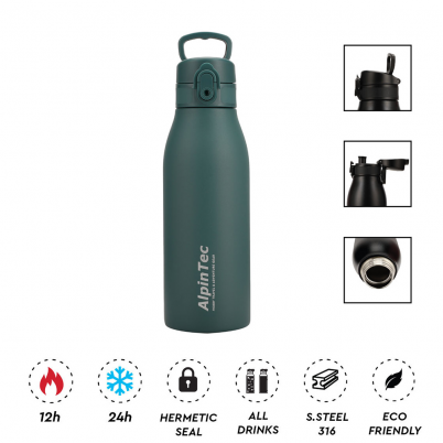 AlpinTec - Θερμος Fellow 2 600ml Blackish Green...