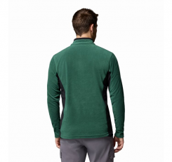 Columbia - Klamath Range II Half Zip Rain Forest/Black