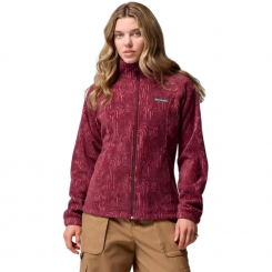 Columbia - W Benton Springs Printed Full Zip Rich ...