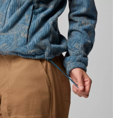 Columbia - W Benton Springs Printed Full Zip Everblue Flowfalls