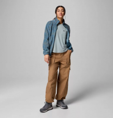 Columbia - W Benton Springs Printed Full Zip Everblue Flowfalls