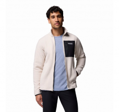 Columbia - Jasper Ridge Pebbled Full Zip Fleece Dark Stone/Black