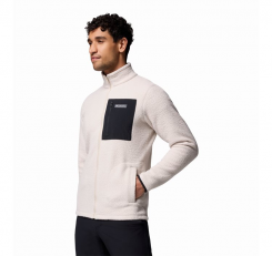 Columbia - Jasper Ridge Pebbled Full Zip Fleece Dark Stone/Black