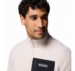 Columbia - Jasper Ridge Pebbled Full Zip Fleece Dark Stone/Black