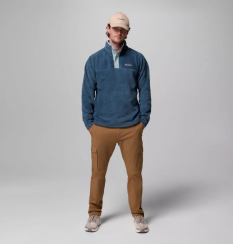 Columbia - Steens Mountain Half Snap II Fleece Everblue/Crushed Blue