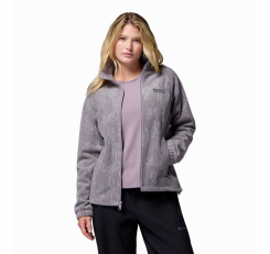 Columbia - W Benton Springs Printed Full Zip Shale Purple Flowfalls