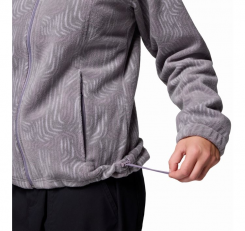 Columbia - W Benton Springs Printed Full Zip Shale Purple Flowfalls