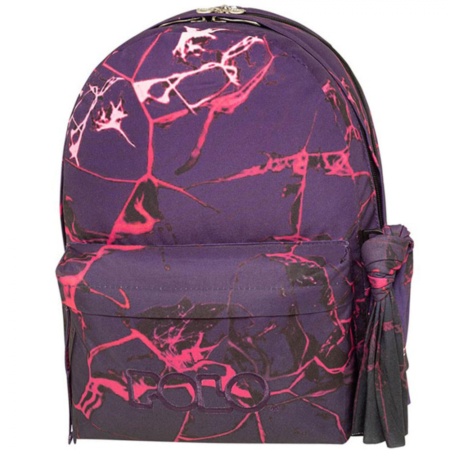 Polo - Σακίδιο Backpack Original Double Scarf Craft Purple Multicolor
