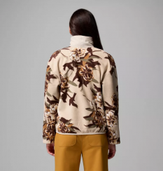 Columbia - W Sequoia Grove Printed Half Zip Dark Stone Blossoming