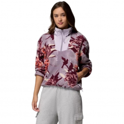 Columbia - W Sequoia Grove Printed Half Zip Shale ...