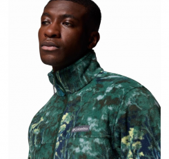 Columbia - Ανδρική Ζακέτα Steens Mountain Printed Jacket Rain Forest Deschutestrees