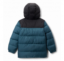 Columbia - Παιδικό Μπουφάν Puffect Hooded Jacket Everblue/Black