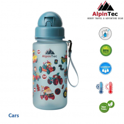 AlpinTec - Cars 400 ml Kids Glow Blue