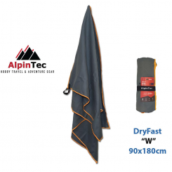 Alpintec - Πετσέτα Dryfast 90x180cm Cool Gray...