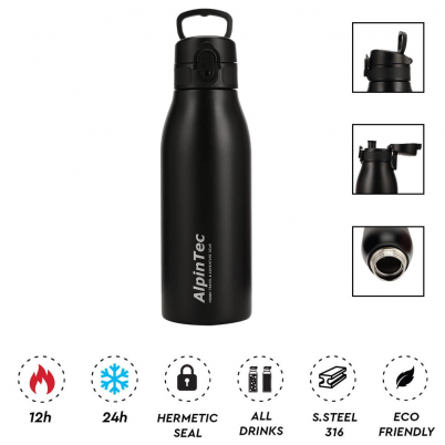 AlpinTec - Θερμός Wayfarer 1L Black