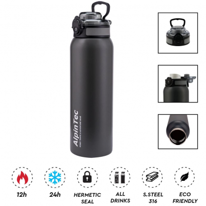 AlpinTec - Θερμός Wayfarer 1L Grey