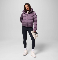 Columbia - W Amaze Puff Hooded Jacket Fig High Shine