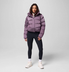 Columbia - W Amaze Puff Hooded Jacket Fig High Shine