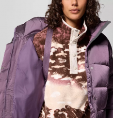 Columbia - W Amaze Puff Hooded Jacket Fig High Shine