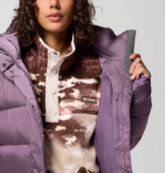 Columbia - W Amaze Puff Hooded Jacket Fig High Shine