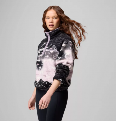 Columbia - W Helvetia II Printed Cropped Half Snap Shale Purple Sisters/Shale Purple