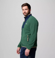 Columbia - Sequoia Grove Full Zip Fleece Rain Forest/Collegiate Navy