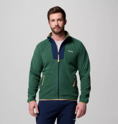 Columbia - Sequoia Grove Full Zip Fleece Rain Forest/Collegiate Navy