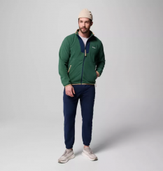 Columbia - Sequoia Grove Full Zip Fleece Rain Forest/Collegiate Navy