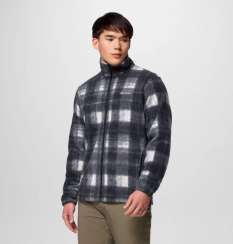 Columbia - Ανδρική Ζακέτα Steens Mountain Printed Jacket Chalk Omblur