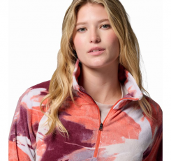 Columbia - Glacial™ IV Print 1/2 Zip Zing Snowflight