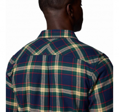 Columbia - Flare Gun Stretch Flannel Shirt Coll Navy Two Lane Tartan