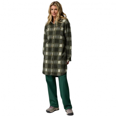 Columbia - Wildest Venture Long Fleece Coat Greens...