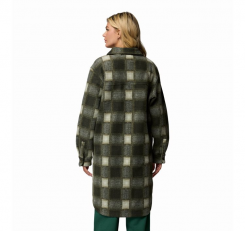 Columbia - Wildest Venture Long Fleece Coat Greenscape Blurred Ombre