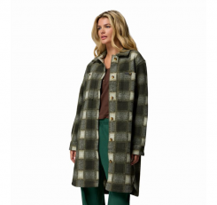 Columbia - Wildest Venture Long Fleece Coat Greenscape Blurred Ombre