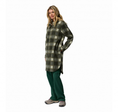Columbia - Wildest Venture Long Fleece Coat Greenscape Blurred Ombre